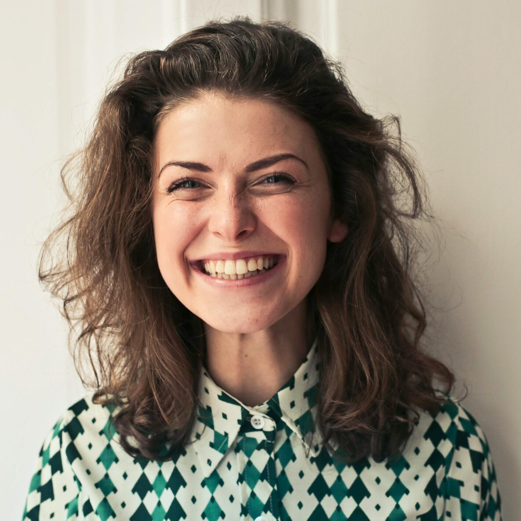 Kirsty smiling